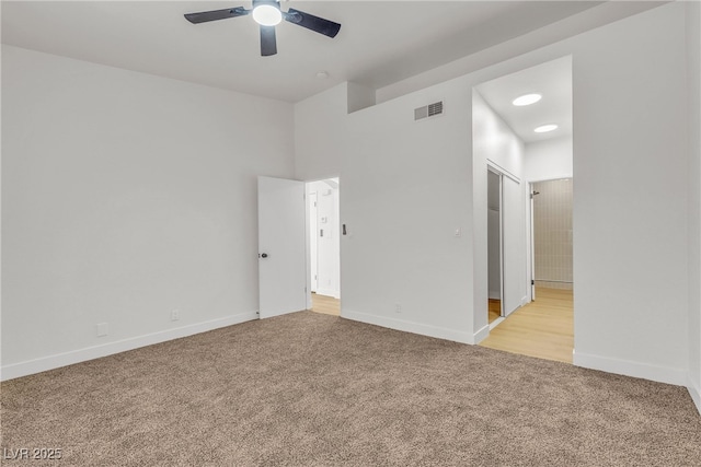4800 Grey Wolf Ln Unit 202, Las Vegas, NV 89149 - unfurnished room with light carpet and ceiling fan