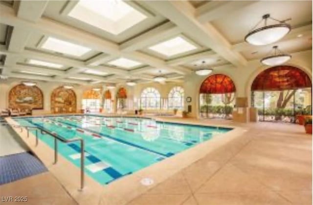 4208 Agosta Luna Pl, Las Vegas, NV 89135 - view of indoor community pool