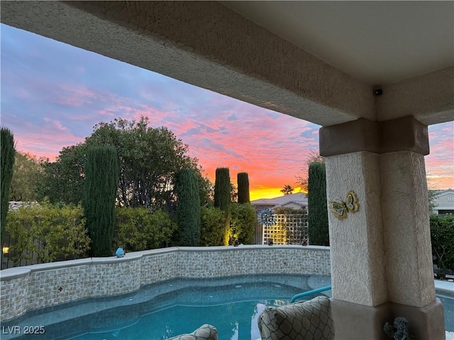 4208 Agosta Luna Pl, Las Vegas, NV 89135 - view of outdoor pool
