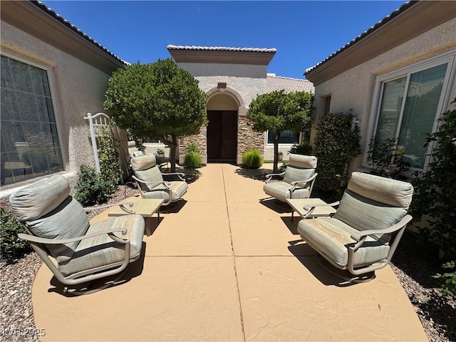 4208 Agosta Luna Pl, Las Vegas, NV 89135 - view of patio