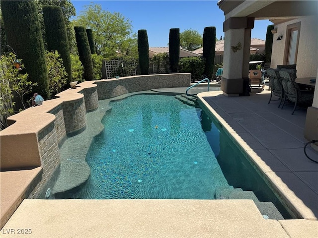 4208 Agosta Luna Pl, Las Vegas, NV 89135 - outdoor pool featuring a patio