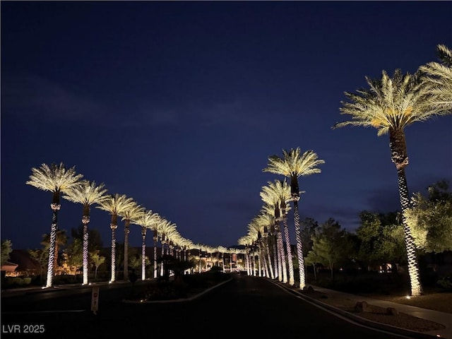4208 Agosta Luna Pl, Las Vegas, NV 89135 - view of road with sidewalks and curbs
