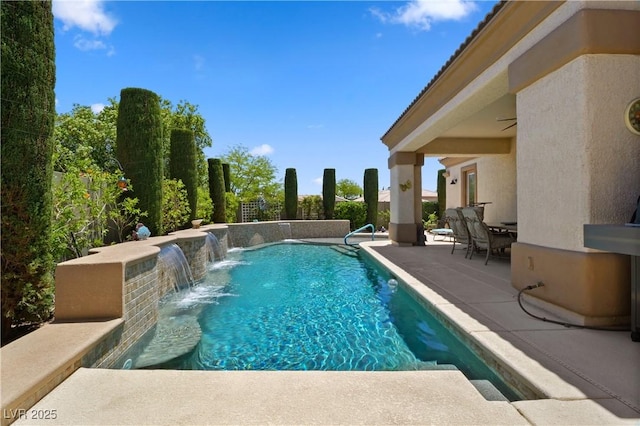 4208 Agosta Luna Pl, Las Vegas, NV 89135 - view of swimming pool featuring a patio