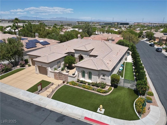 4208 Agosta Luna Pl, Las Vegas, NV 89135 - bird's eye view of a mountain backdrop