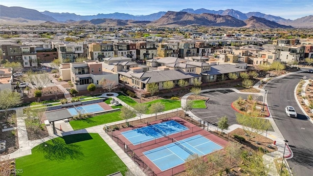 10985 Limeslice Ave Unit 2, Las Vegas, NV 89135 - aerial perspective of suburban area with mountains