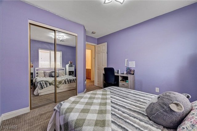 9370 Corkfish St, Las Vegas, NV 89178 - carpeted bedroom featuring a closet and baseboards
