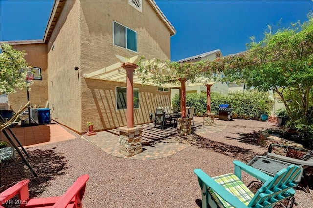 9370 Corkfish St, Las Vegas, NV 89178 - view of patio with a pergola and grilling area