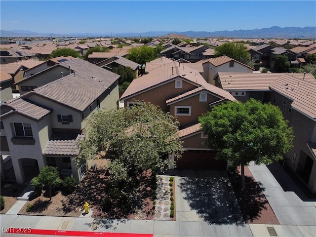9370 Corkfish St, Las Vegas, NV 89178 - aerial view of residential area featuring a mountainous background