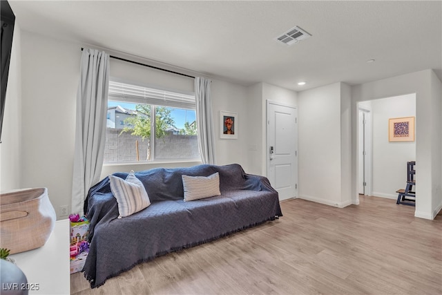 2598 Polar White Ave, North Las Vegas, NV 89086 - living area with light wood-type flooring, baseboards, and recessed lighting