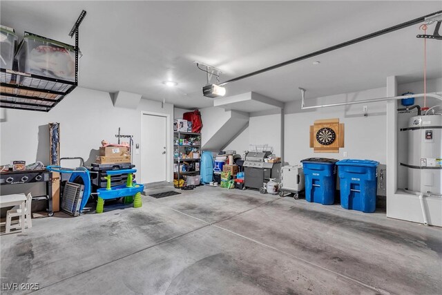 2598 Polar White Ave, North Las Vegas, NV 89086 - garage with a garage door opener and water heater