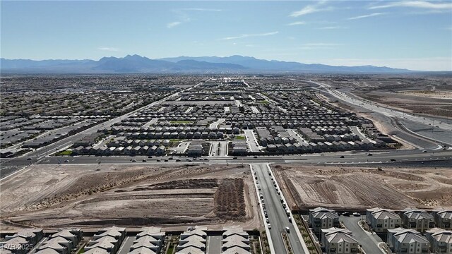 2598 Polar White Ave, North Las Vegas, NV 89086 - aerial perspective of suburban area featuring mountains