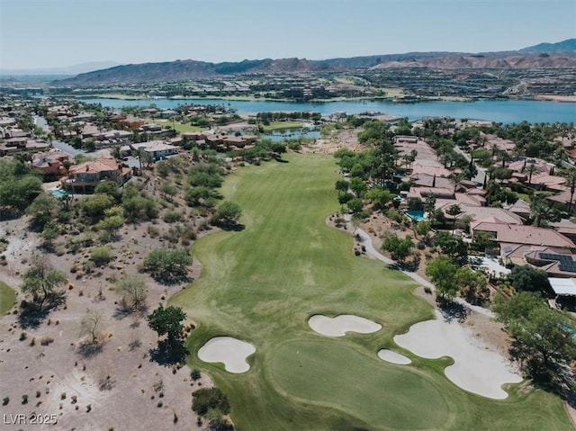 20 Via Paradiso St, Henderson, NV 89011 - aerial view of residential area with a water and mountain view and a local golf course