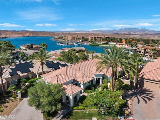 20 Via Paradiso St, Henderson, NV 89011 - aerial perspective of suburban area featuring a water and mountain view
