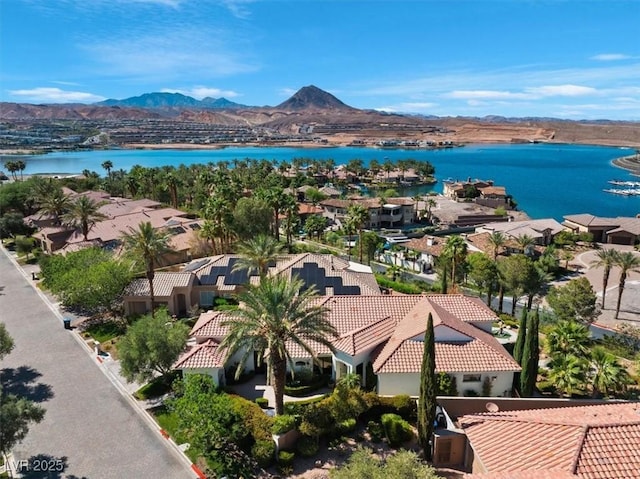 20 Via Paradiso St, Henderson, NV 89011 - aerial view of residential area with a water and mountain view