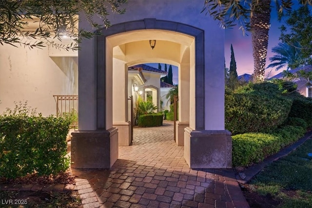 20 Via Paradiso St, Henderson, NV 89011 - entrance to property featuring stucco siding