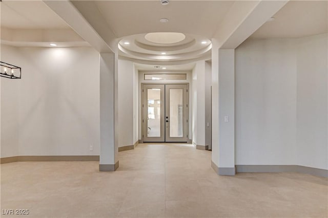 9921 Mirada Dr, Las Vegas, NV 89144 - entryway featuring baseboards and recessed lighting