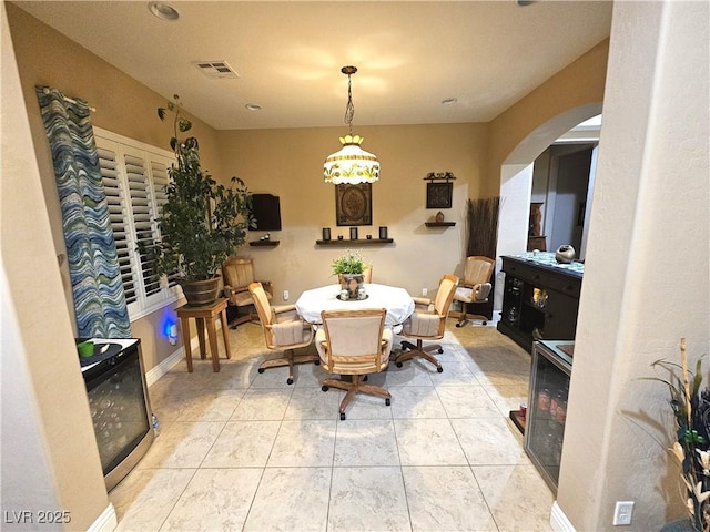 4242 Helena Hideaway Ct, Las Vegas, NV 89129 - dining room featuring arched walkways
