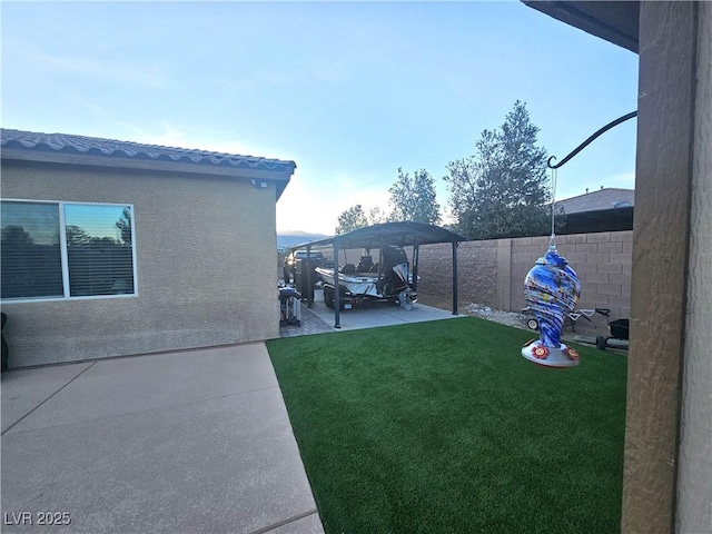4242 Helena Hideaway Ct, Las Vegas, NV 89129 - view of yard featuring a patio