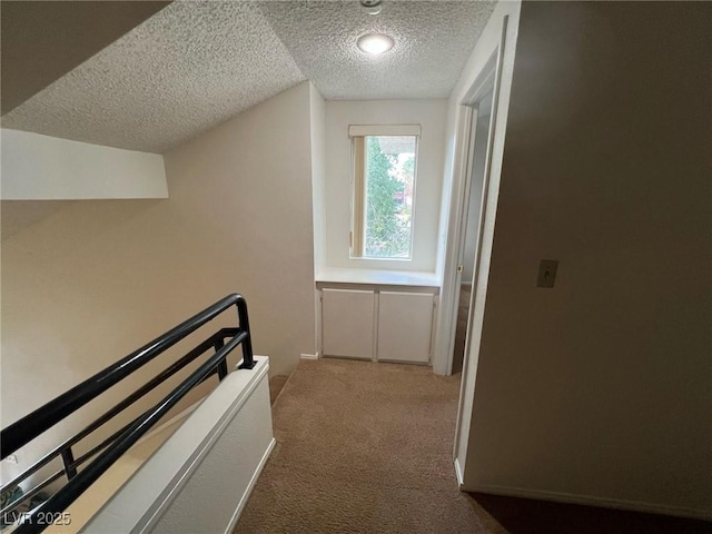 8940 Antioch Way, Las Vegas, NV 89117 - corridor with a textured ceiling and carpet floors