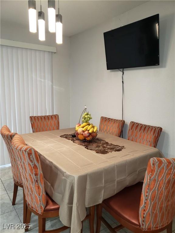266 Lyra Ln, Las Vegas, NV 89110 - dining area with light tile patterned floors