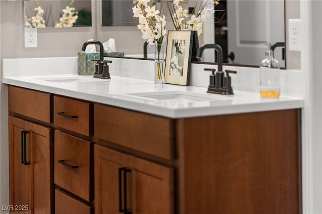 12430 Foxtail Run Ave, Las Vegas, NV 89138 - bathroom featuring double vanity