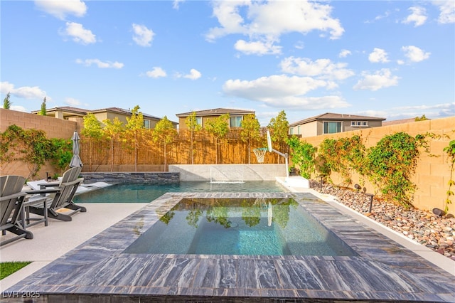12430 Foxtail Run Ave, Las Vegas, NV 89138 - view of pool featuring a fenced backyard