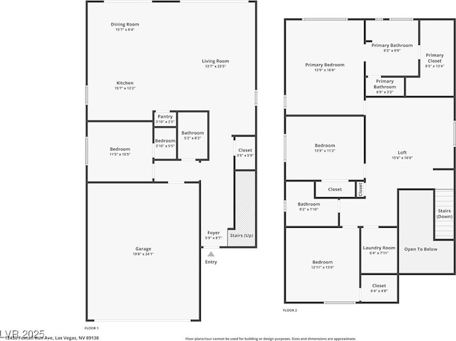 12430 Foxtail Run Ave, Las Vegas, NV 89138 - room layout