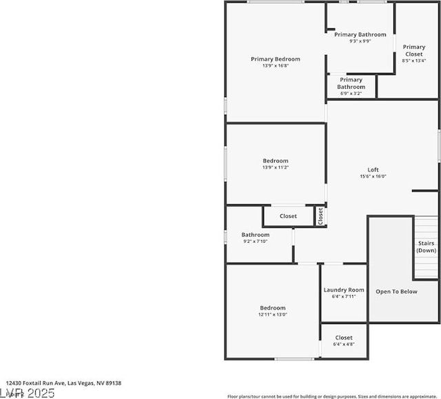 12430 Foxtail Run Ave, Las Vegas, NV 89138 - property floor plan