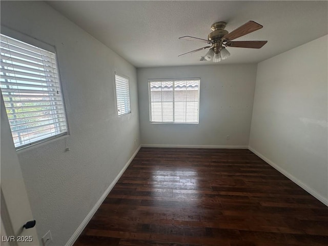 8215 Shell Beach Ct, Las Vegas, NV 89117 - unfurnished room featuring wood finished floors, ceiling fan, and baseboards