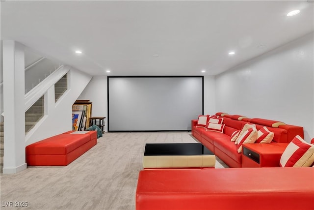 4196 Balmoral Castle Ct, Las Vegas, NV 89141 - carpeted cinema room featuring recessed lighting