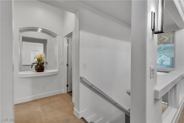 4196 Balmoral Castle Ct, Las Vegas, NV 89141 - hall with tile patterned floors and baseboards