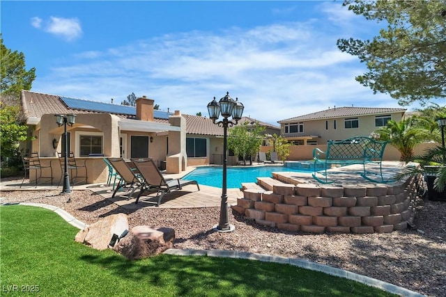 4196 Balmoral Castle Ct, Las Vegas, NV 89141 - view of swimming pool featuring a patio area