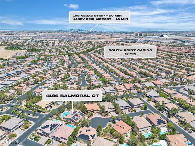 4196 Balmoral Castle Ct, Las Vegas, NV 89141 - bird's eye view