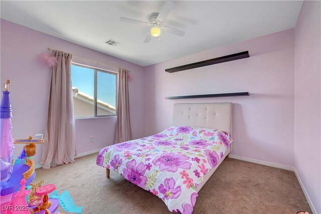 8333 Valley Stream Ave, Las Vegas, NV 89131 - carpeted bedroom featuring baseboards and ceiling fan
