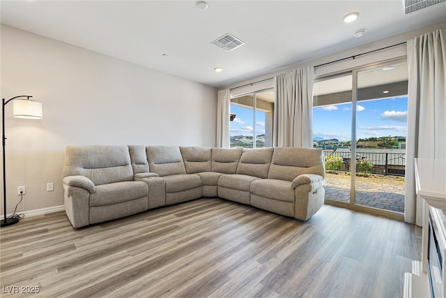 171 Palm Fox Ct, Henderson, NV 89011 - living room with light wood-type flooring and baseboards