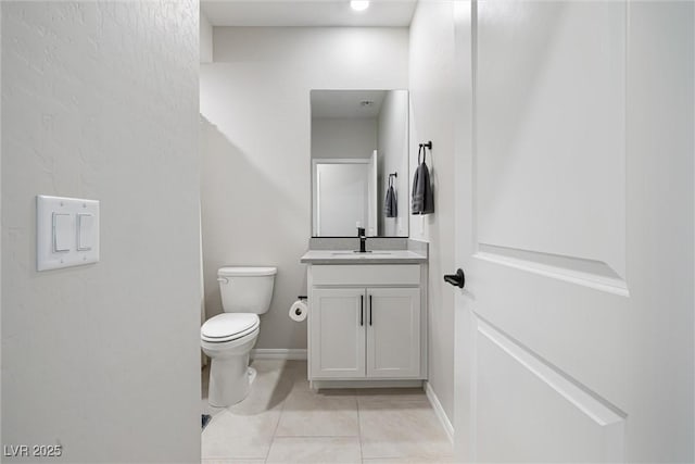 171 Palm Fox Ct, Henderson, NV 89011 - bathroom featuring vanity, tile patterned floors, toilet, and baseboards