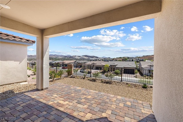 171 Palm Fox Ct, Henderson, NV 89011 - view of patio / terrace featuring a residential view