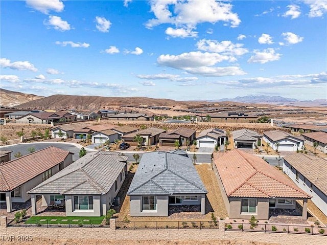171 Palm Fox Ct, Henderson, NV 89011 - aerial view of residential area featuring a mountain backdrop