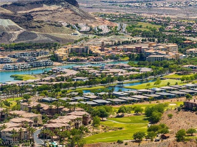 171 Palm Fox Ct, Henderson, NV 89011 - aerial view of property's location with a large body of water and a local golf course