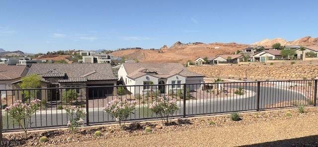 171 Palm Fox Ct, Henderson, NV 89011 - view of yard featuring a residential view and a mountain view
