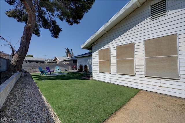 4445 Peterson Dr, Las Vegas, NV 89103 - view of yard with a patio