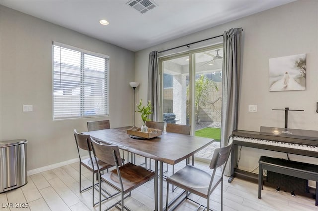 7061 Tilligerry St, North Las Vegas, NV 89084 - dining room with baseboards and recessed lighting
