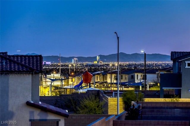 7061 Tilligerry St, North Las Vegas, NV 89084 - city view with mountains