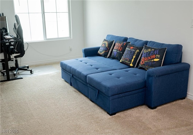 7342 N Decatur Blvd Unit 5, Las Vegas, NV 89131 - living room featuring carpet floors and baseboards