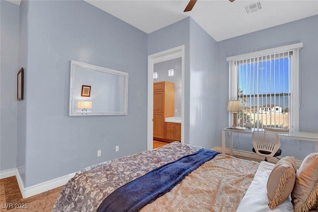 6230 Calm Brook Ct, Las Vegas, NV 89149 - bedroom with baseboards and a ceiling fan
