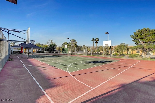6230 Calm Brook Ct, Las Vegas, NV 89149 - view of tennis court featuring community basketball court