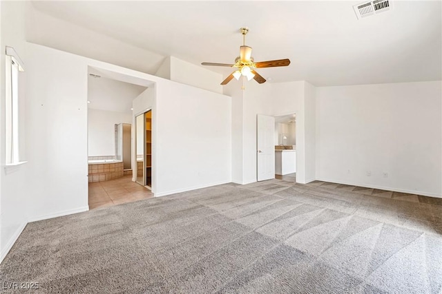 654 Mazelle Ln, Pahrump, NV 89060 - carpeted empty room featuring ceiling fan and baseboards