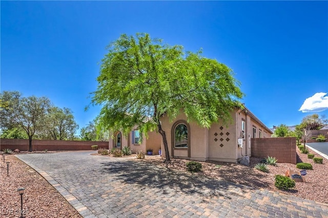 10319 Larkmead Ave, Las Vegas, NV 89149 - view of front of house with stucco siding