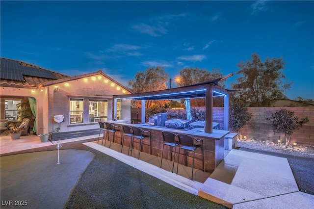 10319 Larkmead Ave, Las Vegas, NV 89149 - view of patio / terrace featuring grilling area