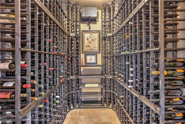 10319 Larkmead Ave, Las Vegas, NV 89149 - wine room featuring stone finish floors
